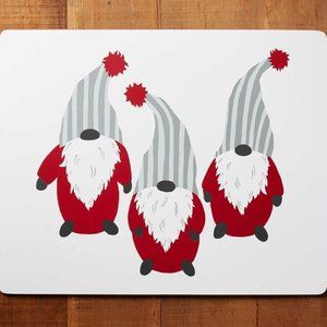 Pottery Barn set of 4 Gnome Cork Placemats